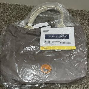 Dooney & Bourke Gray Beach Tote NEVER OPENED